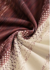 Multi Color Patchwork Tribal Print Long Sleeve Sweatshirt | thumb picture 