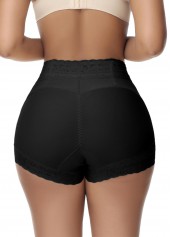 Black High Waisted Lace Detail Panties | thumb picture 