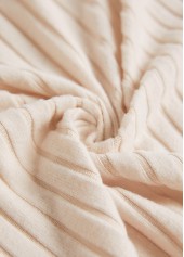 Beige Button Lace Long Sleeve Coat | thumb picture 