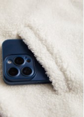 White Button Sleeveless Stand Collar Waistcoat | thumb picture 