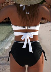 Criss Cross Adjustable Black Bikini Set | thumb picture 