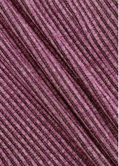 Wine Red Patchwork A Line Long Sleeve Dress | thumb picture 