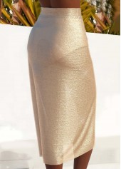 Bowknot Design Hot Stamping Champagne Sarong | thumb picture 