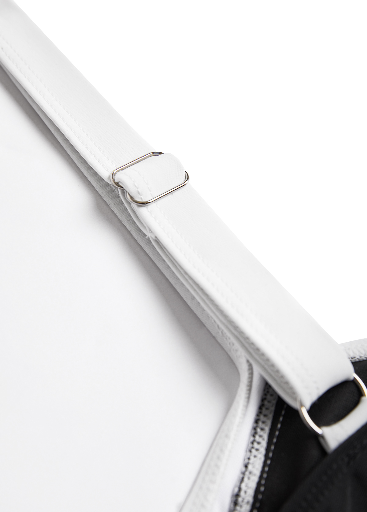 Patchwork Black Tie Square Neck Bikini Set | picture 