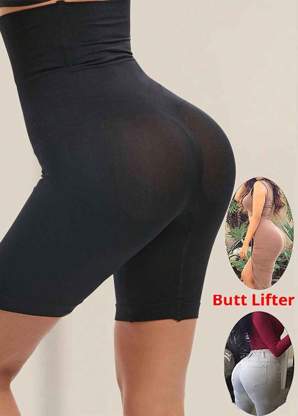 Black Stretch Detail High Waisted Panties | picture 