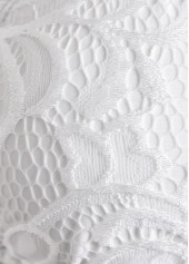 Lace Tie Back White Bikini Set | thumb picture 