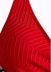 Criss Cross Polka Dot Red Bikini Set | thumb picture 