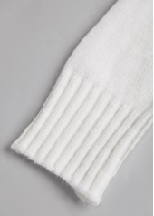 Light Camel Patchwork Leopard Long Sleeve V Neck Sweater | thumb picture 