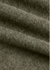 Olive Green Asymmetry Long Sleeve V Neck T Shirt | thumb picture 