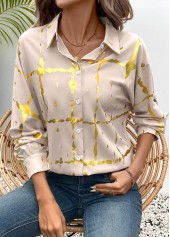 Light Coffee Tummy Coverage Long Sleeve Shirt | thumb picture 