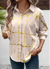 Light Coffee Tummy Coverage Long Sleeve Shirt | thumb picture 