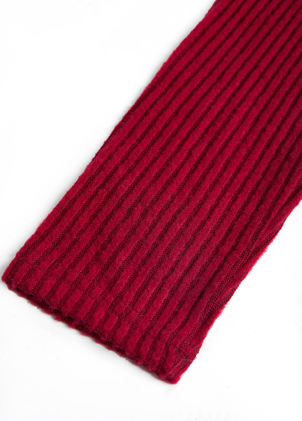 Wine Red Fake 2in1 A Line Dress | picture 