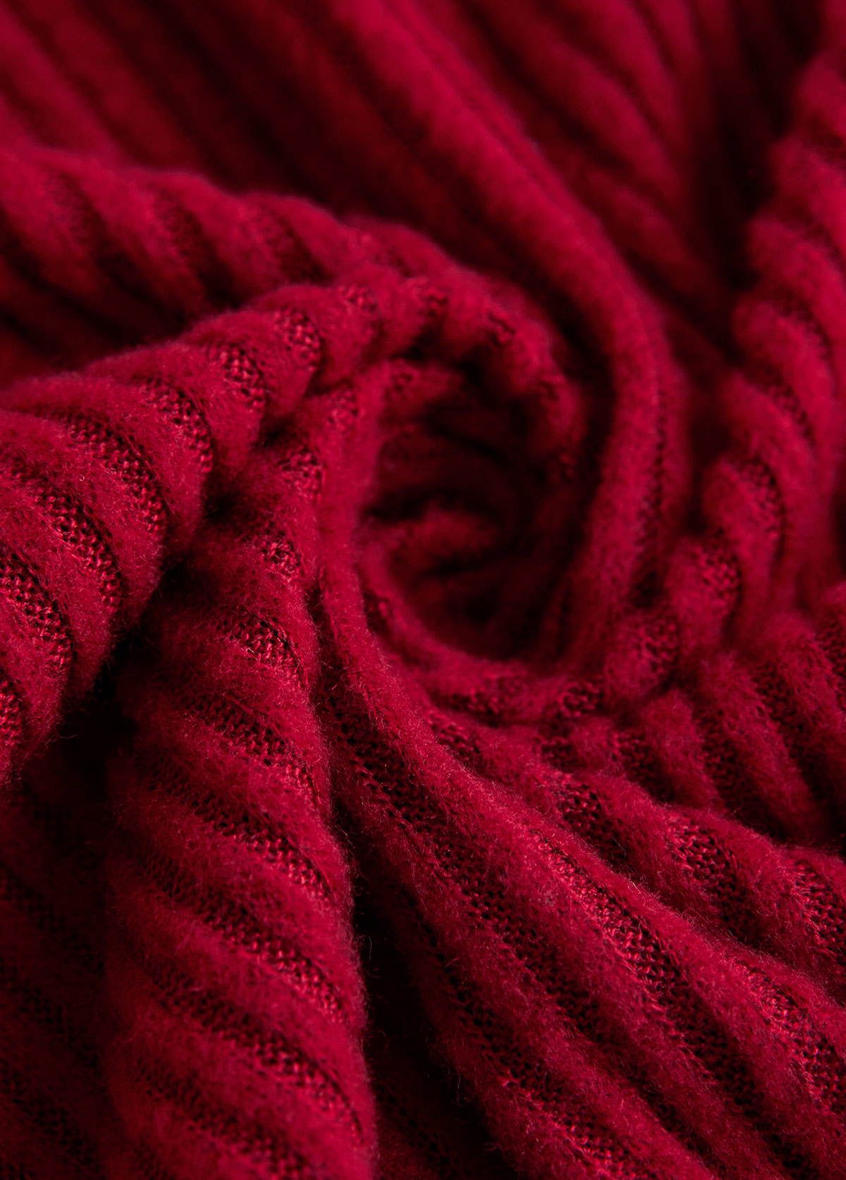 Wine Red Fake 2in1 A Line Dress | picture 