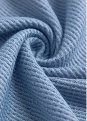 Dusty Blue Lace Long Sleeve T Shirt