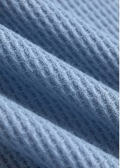 Dusty Blue Lace Long Sleeve T Shirt