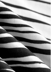 Black Patchwork Ombre Long Sleeve V Neck T Shirt | thumb picture 