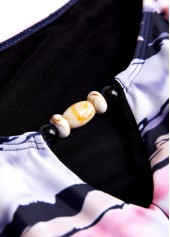 Cut Out Striped Navy Tankini Set | thumb picture 