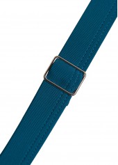 Ruched Peacock Blue One Piece Swimwear | thumb picture 