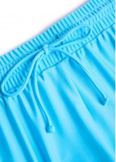 Tie Marine Life Print Cyan Tankini Set | thumb picture 