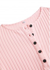 Light Pink Patchwork Plaid Long Sleeve Sweatshirt | thumb picture 