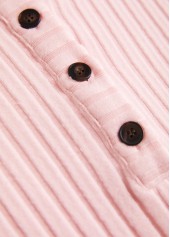 Light Pink Patchwork Plaid Long Sleeve Sweatshirt | thumb picture 