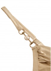 Champagne Hot Stamping One Piece Swimwear | thumb picture 