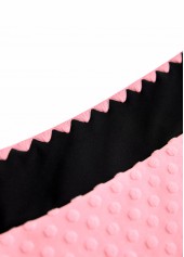 Criss Cross Patchwork Pink Bikini Set | thumb picture 