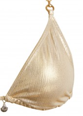 Lace Up Detail Champagne Bikini Set | thumb picture 