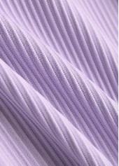 Criss Cross Surplice Light Purple One Piece Swimdress | thumb picture 