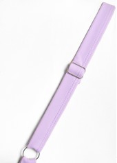 Criss Cross Surplice Light Purple One Piece Swimdress | thumb picture 