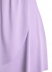 Criss Cross Surplice Light Purple One Piece Swimdress | thumb picture 