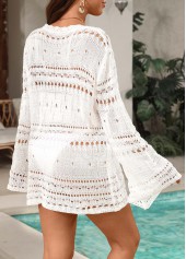Lace Up White Color Cover Up | thumb picture 