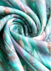 Sage Green Dazzle Colorful Print Long Sleeve T Shirt | thumb picture 