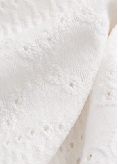 White Tummy Coverage Sleeveless Round Neck Dress | thumb picture 