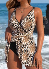 Surplice Leopard Golden One Piece Swimdress | thumb picture 
