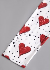 White Valentine's Day Print Long Sleeve T Shirt | thumb picture 