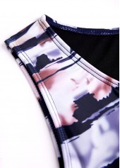 Cut Out Striped Navy Tankini Set | thumb picture 