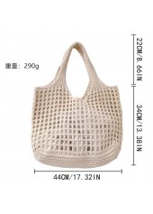 Beige Polyester Material Open Shoulder Bag | thumb picture 