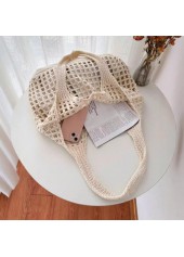 Beige Polyester Material Open Shoulder Bag | thumb picture 