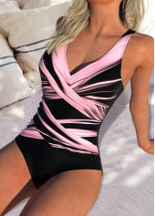 Ombre Pink Ruched One Piece Swimwear | thumb picture 