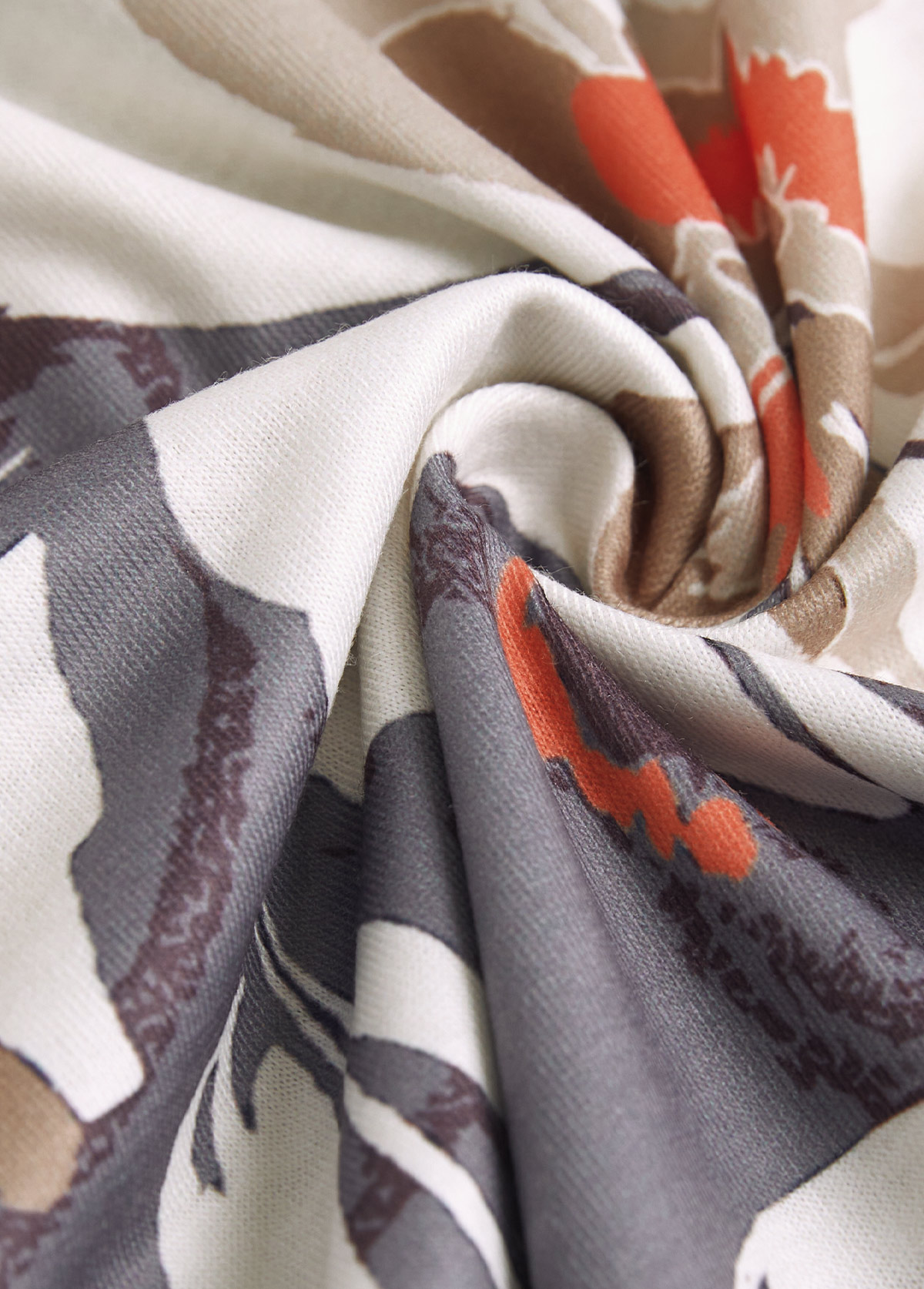 Dark Grey Patchwork Floral Print A Line Sleeveless Dress | picture 