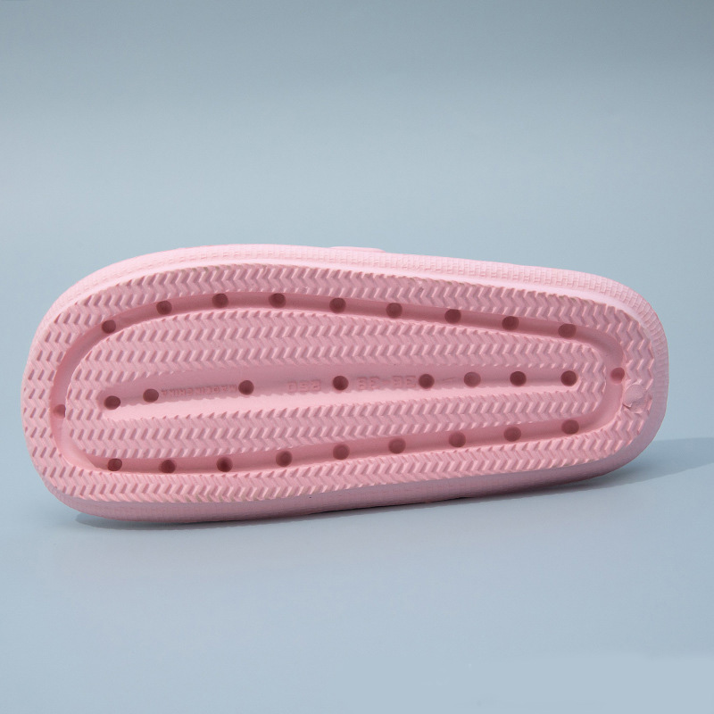 Pink Color Round Toe Falt Sliders | picture 