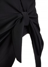 Tie Floral Print Cyan One Piece Swimdress | thumb picture 