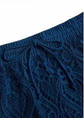 Surplice Peacock Blue Lace Bikini Set | thumb picture 