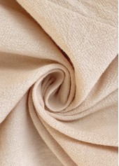 Light Camel Lace Up Elastic Waist High Waisted Shorts | thumb picture 