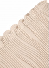 Tie High Waisted Beige Bikini Set | thumb picture 