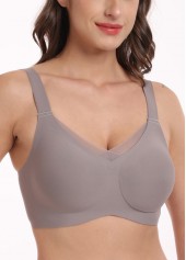Dusty Purple V Neck Adjustable Bra | thumb picture 
