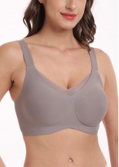 Dusty Purple V Neck Adjustable Bra | thumb picture 