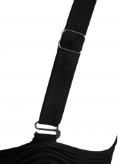 Jacquard Tie Black One Piece Swimdress | thumb picture 