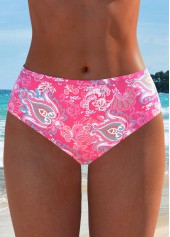 Patchwork Tribal Print Pink Tankini Set | thumb picture 